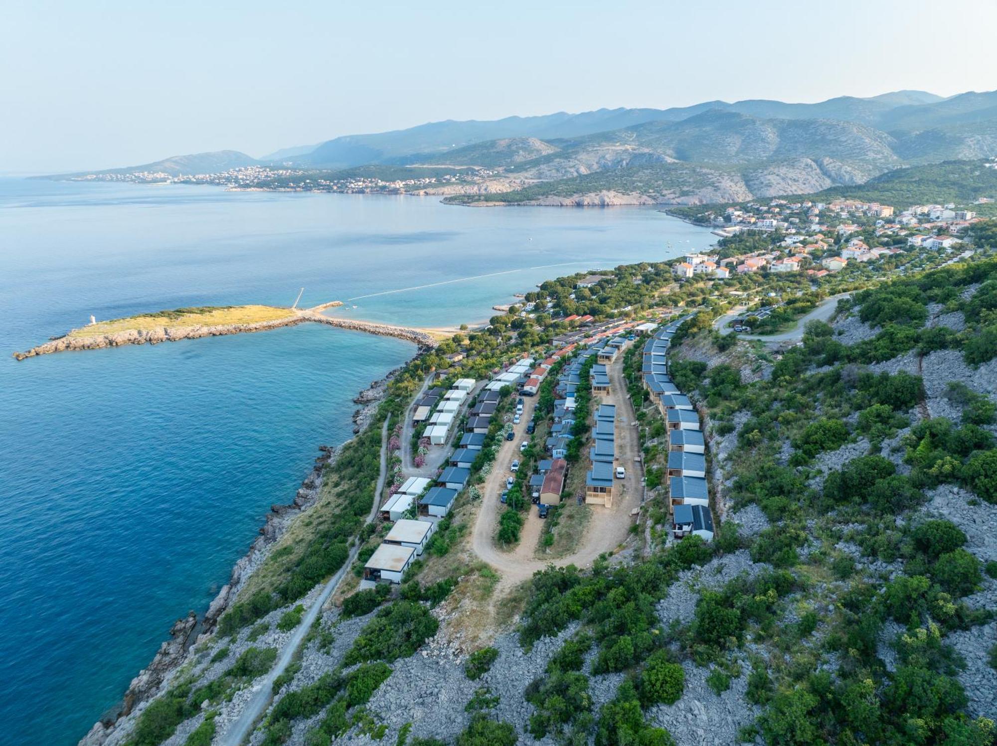 Mobile Homes Mediteran Campsite Klenovica Esterno foto