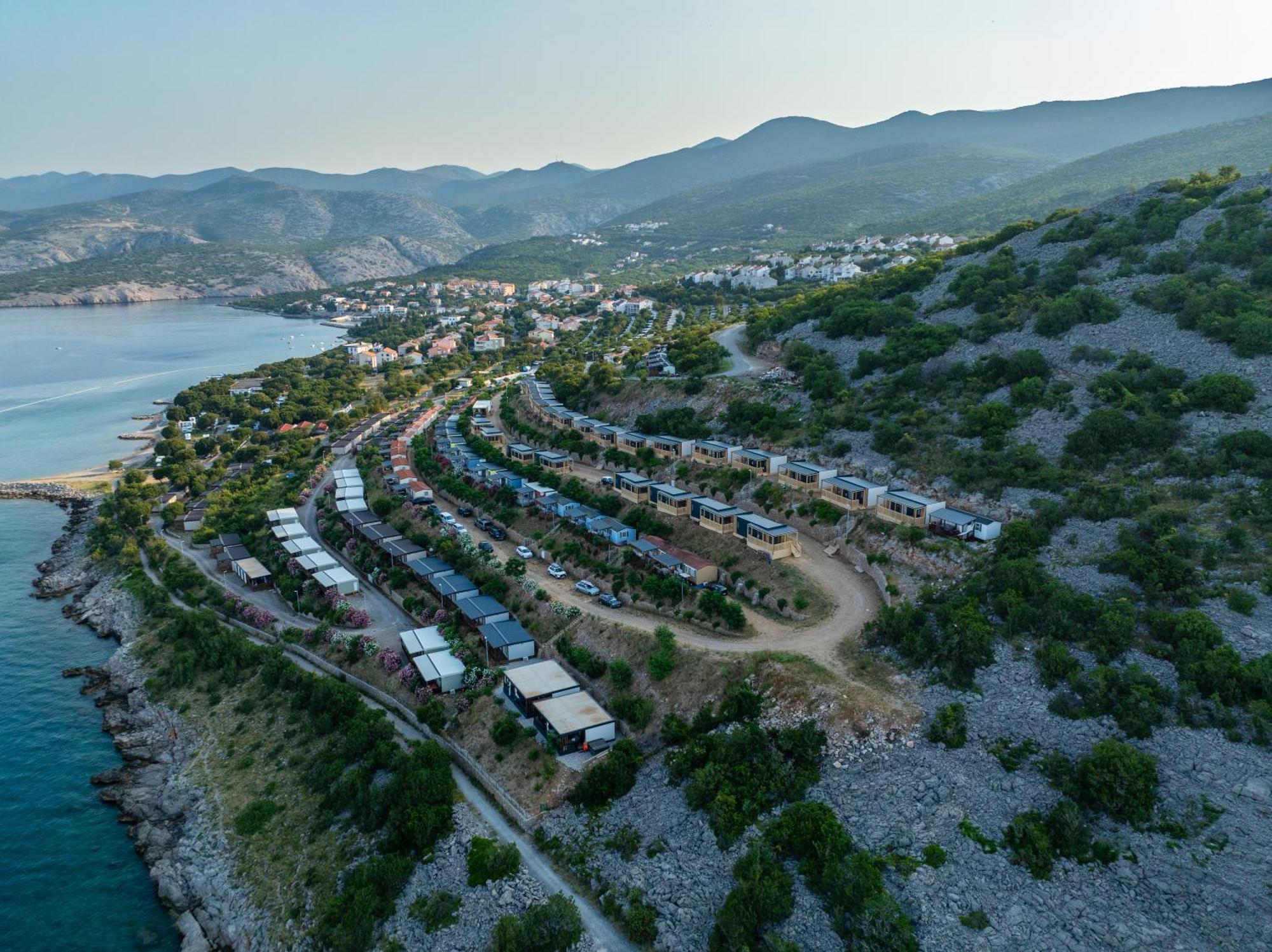 Mobile Homes Mediteran Campsite Klenovica Esterno foto