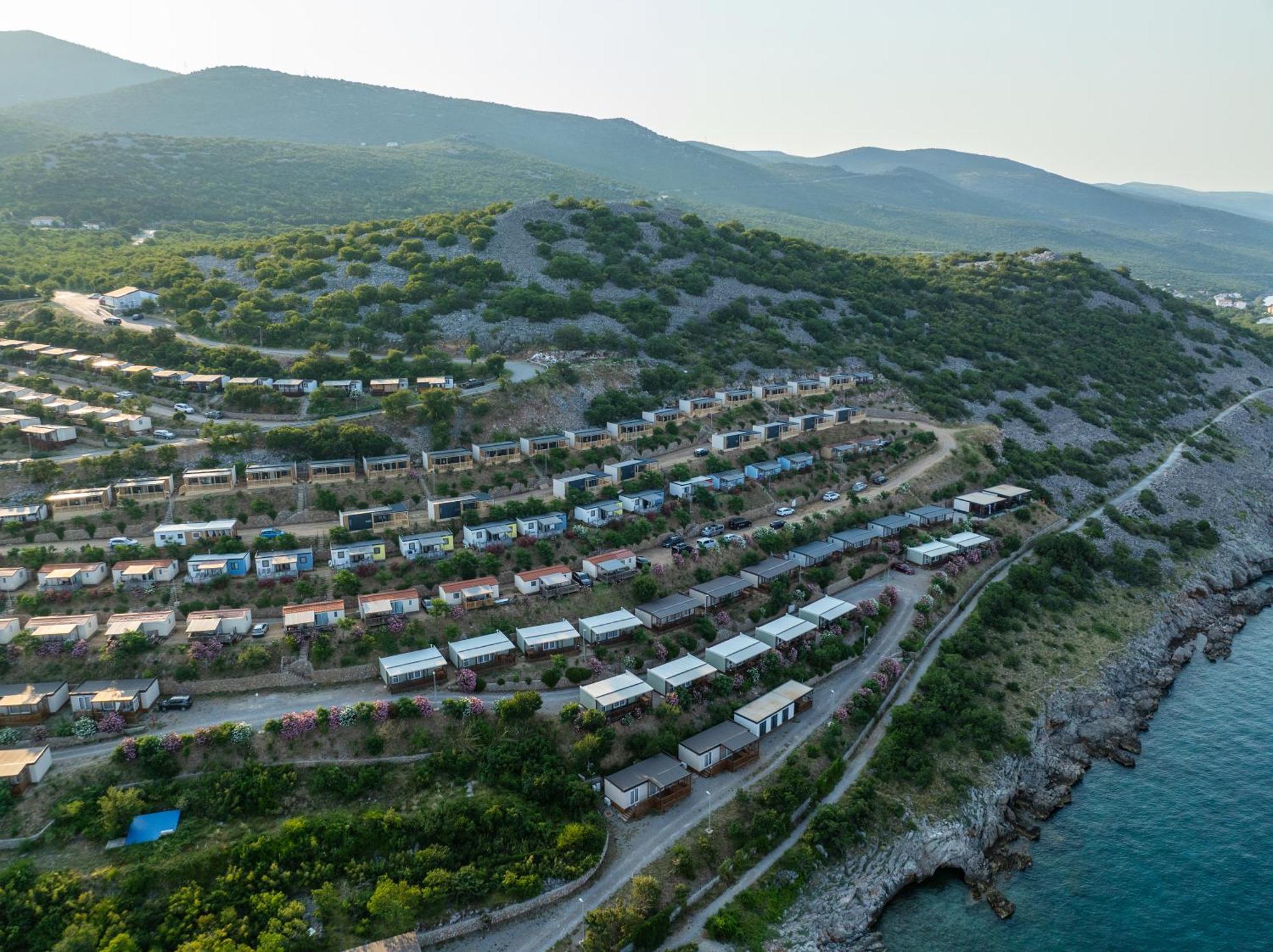 Mobile Homes Mediteran Campsite Klenovica Esterno foto